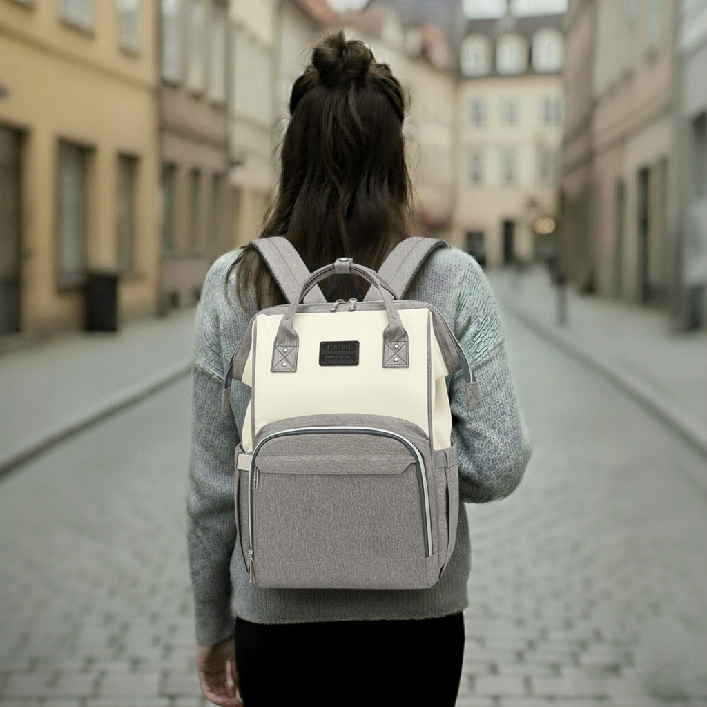 comment accrocher sac a langer ?