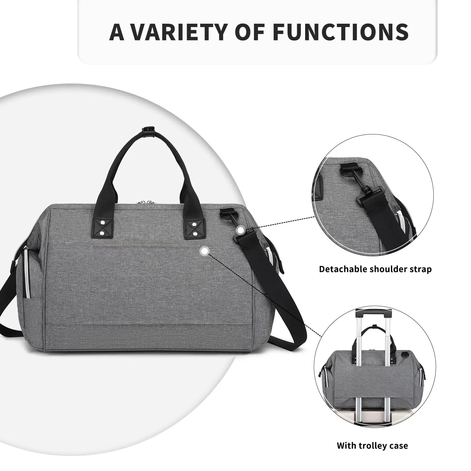 Lumibag Sac à langer – Grand et pratique, tapis à langer intégré