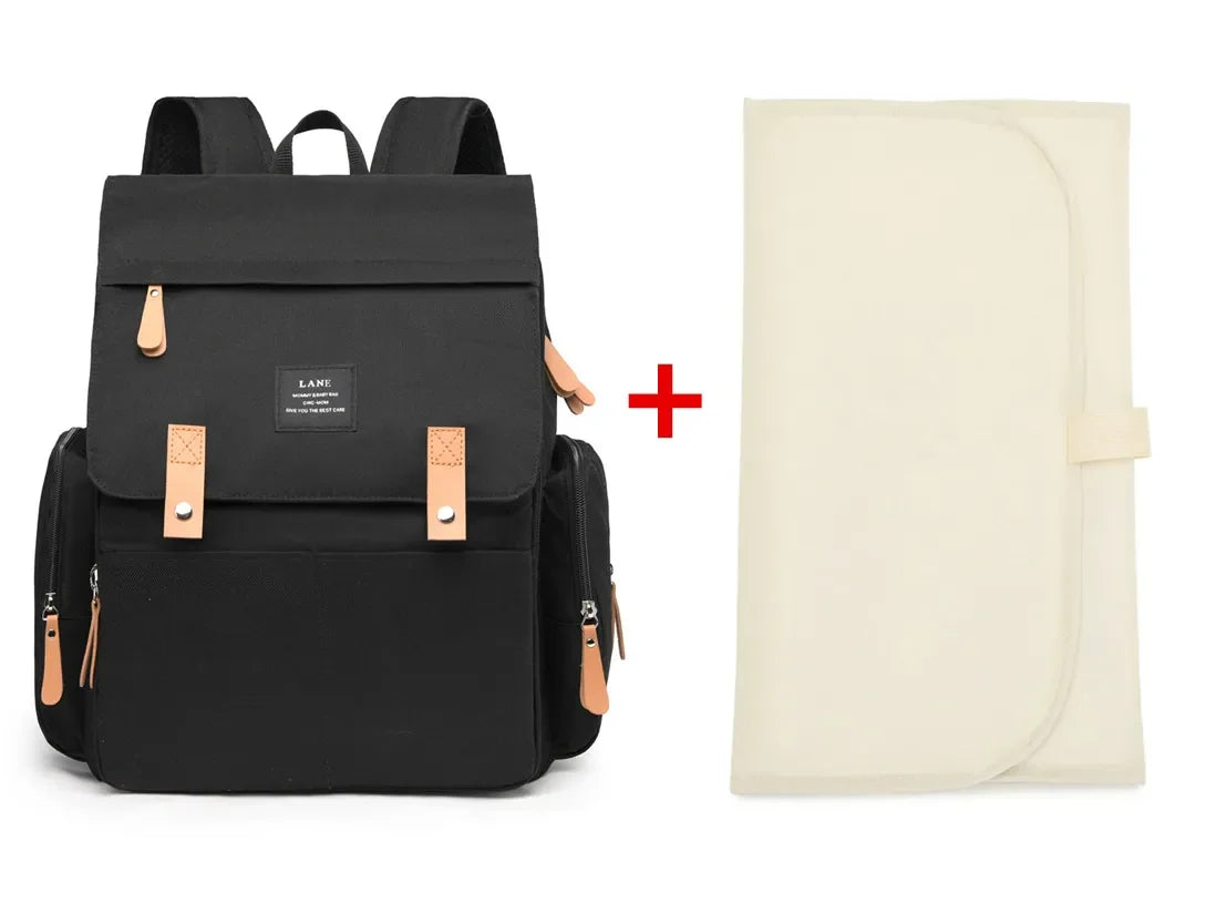 Sac a langer LunaPack — Sac à dos maternité étanche, grande capacité