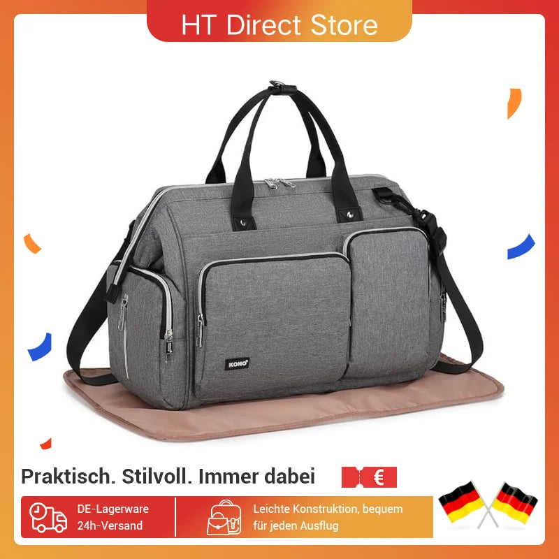 Lumibag Sac à langer – Grand et pratique, tapis à langer intégré