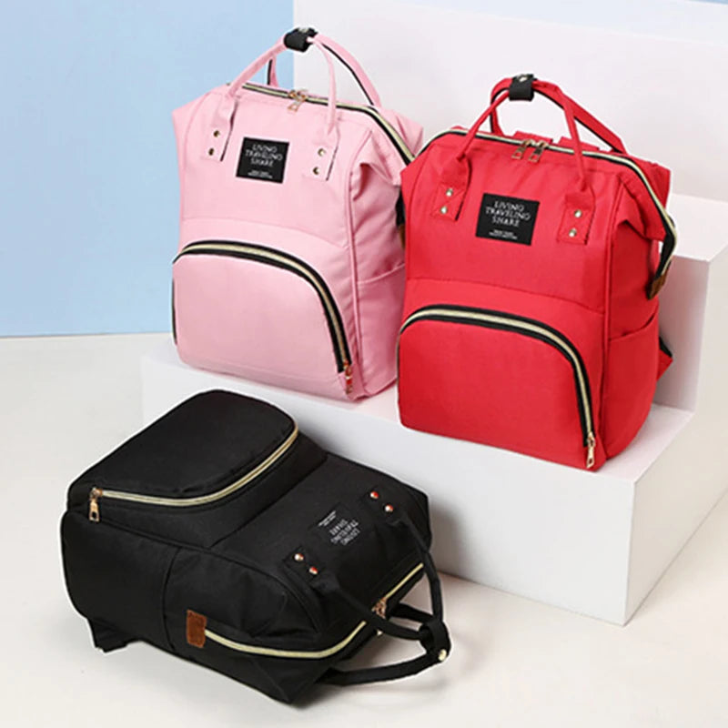 Sac a dos a langer rouge noir