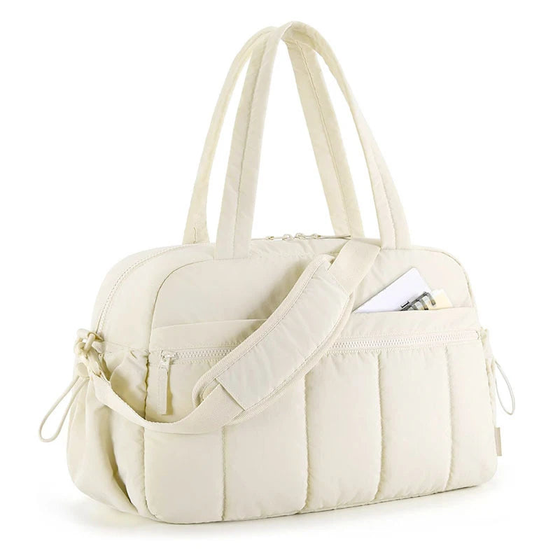 Sac à langer coton gaze beige