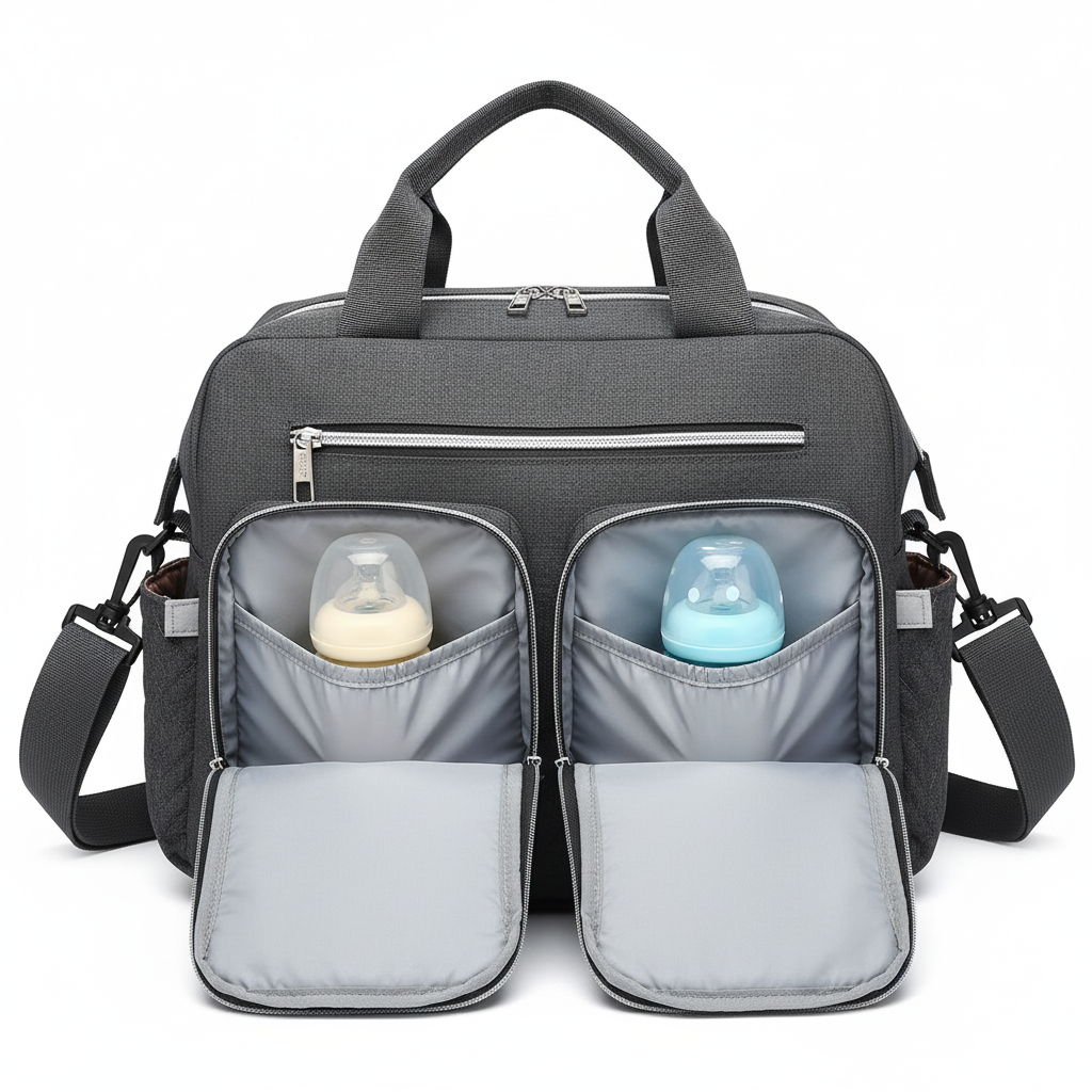 Sac a langer dos et bandouliere biberon