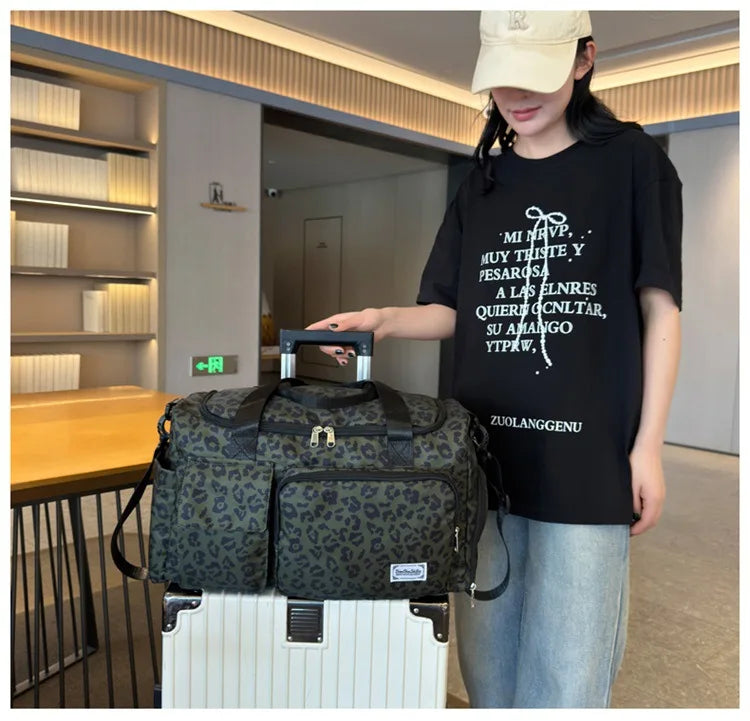 Sac à langer bébé léopard