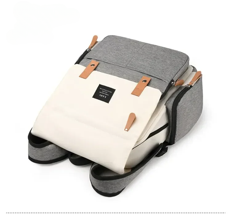 Sac langer beige gris marron