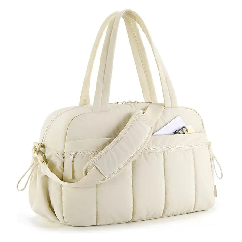 Sac langer coton gaze beige
