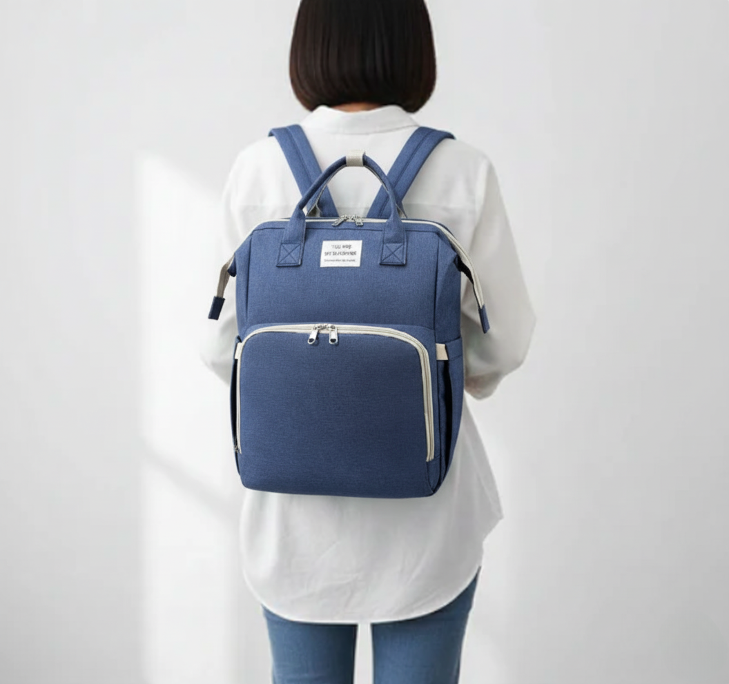 bleu sac a dos langer bebe 