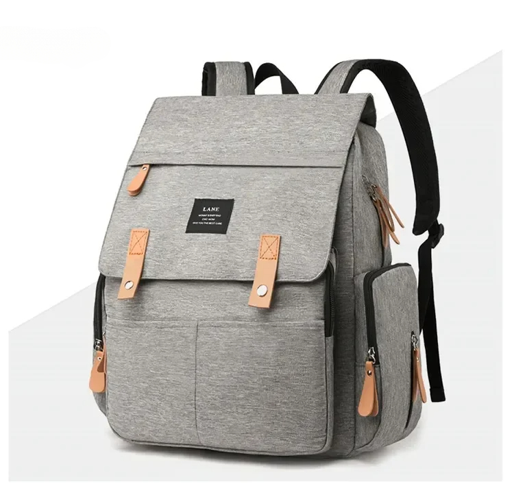 sac à dos à langer gris pour papa