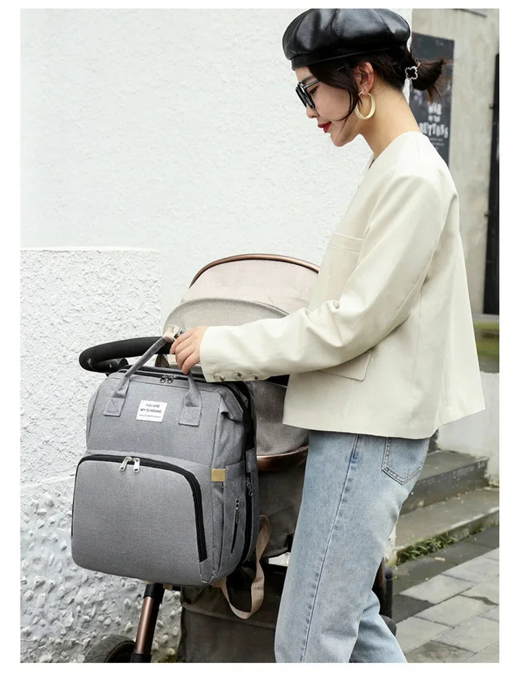 sac a dos langer lit femme poussette