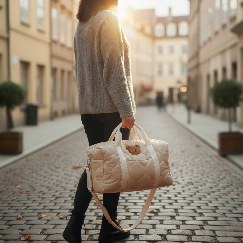 sac à langer gaze de coton maman