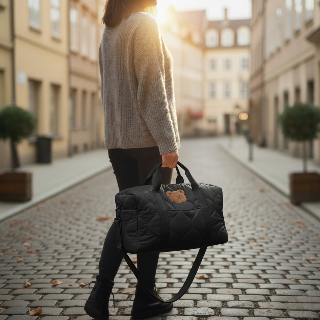 sac a langer noir grand bébé