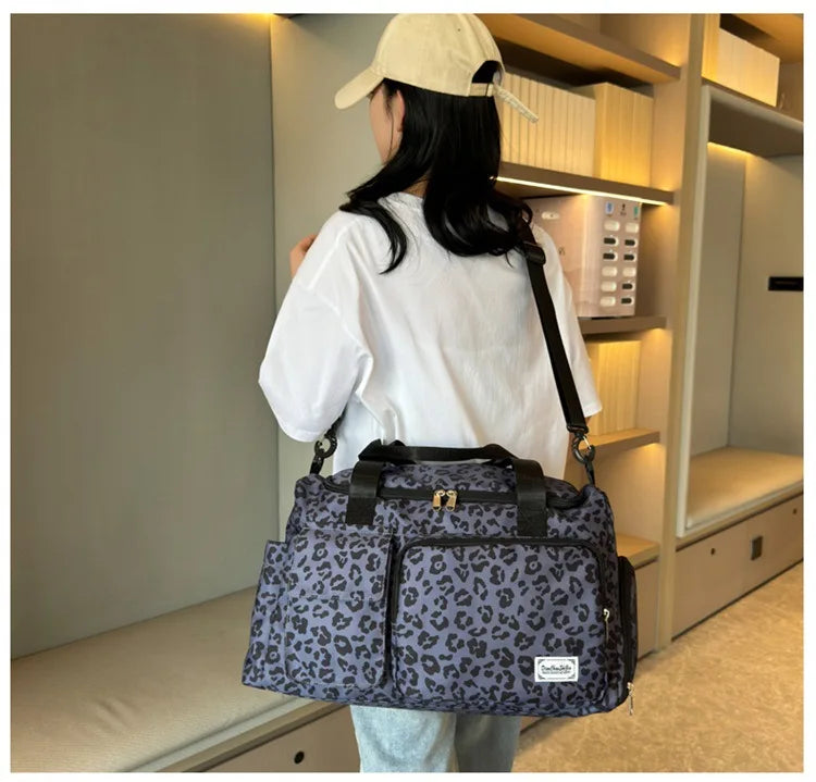 sac langer leopard bébé